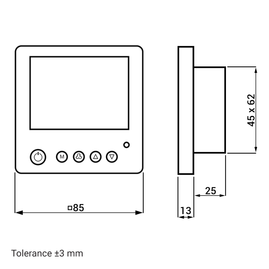 Dalap 55561 - Komplet 2x sobnih rekuperatorjev ZEPHIR SIMPLE DOUBLE 7,61W/230V