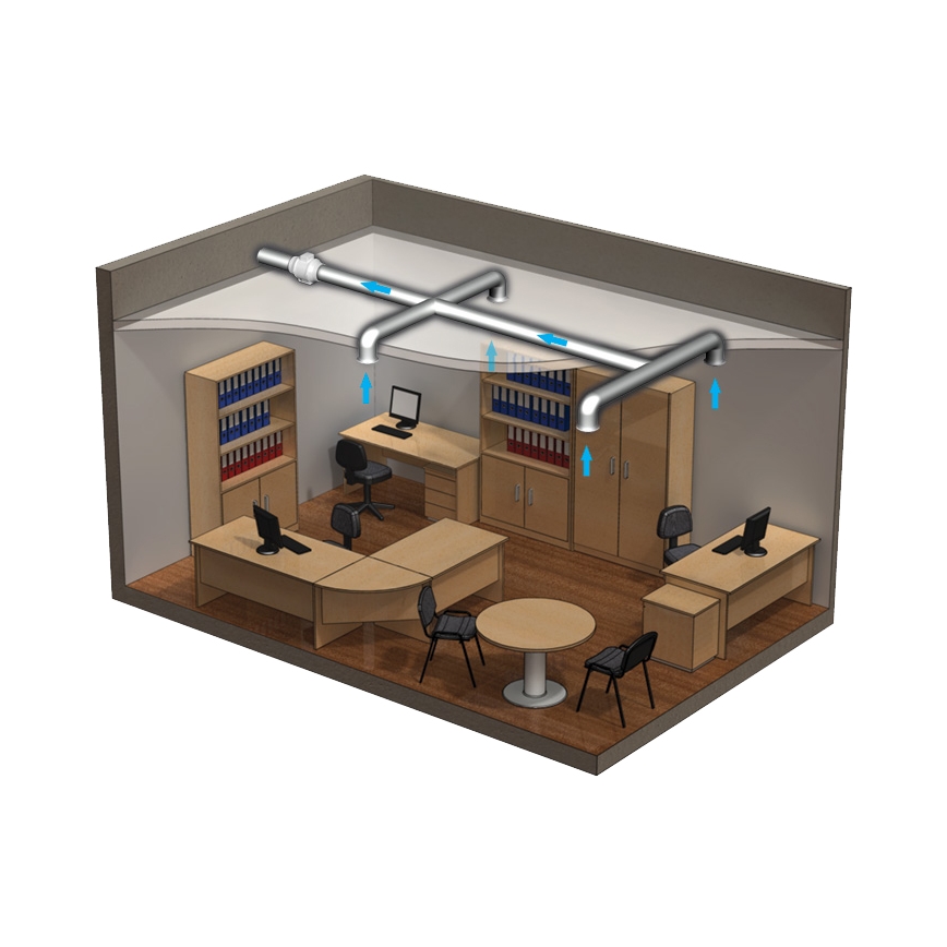 Dalap 8199 - Aksialni ventilator AP PROFI 100 25W/230V
