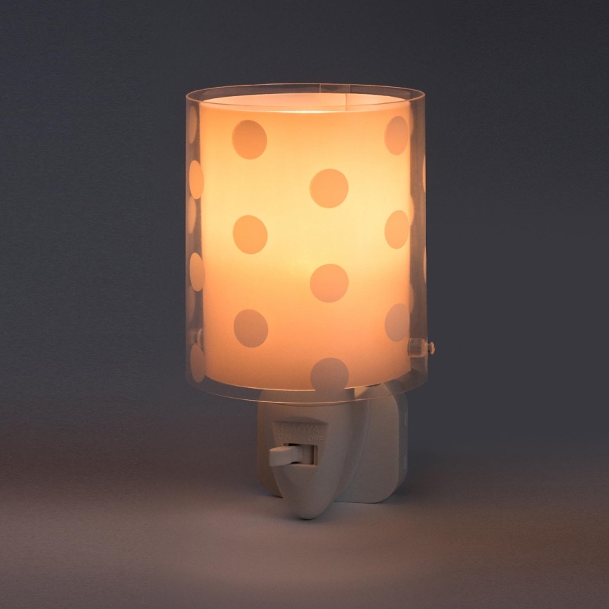 Dalber 41005S - LED Svetilka za vtičnico DOTS 1xE14/0,3W/230V