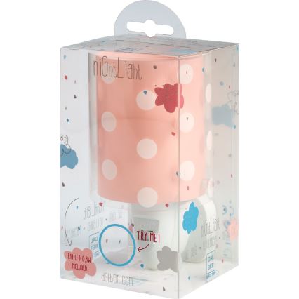 Dalber 41005S - LED Svetilka za vtičnico DOTS 1xE14/0,3W/230V