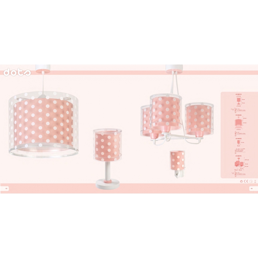 Dalber 41005S - LED Svetilka za vtičnico DOTS 1xE14/0,3W/230V