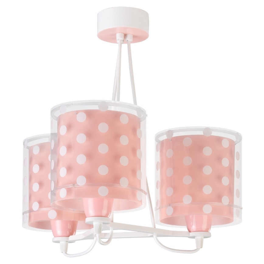 Dalber 41007S - Otroški lestenec DOTS 3xE27/60W/230V