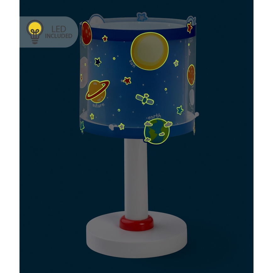 Dalber 41341N - LED otroška svetilka PLANETS 1xG4/4W/230V modra