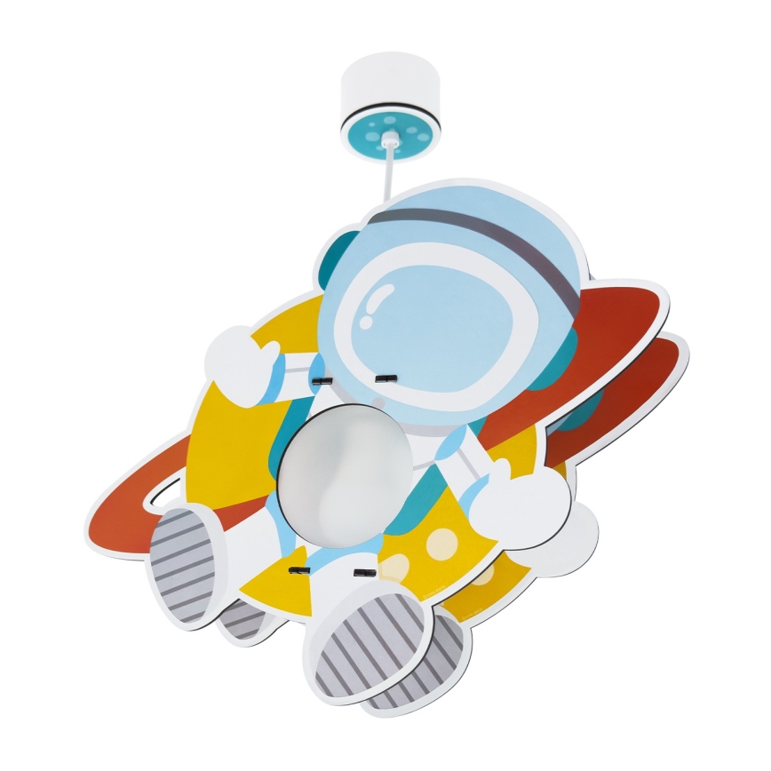 Dalber 41347 - Otroški lestenec ASTRONAUT 1xE27/15W/230V