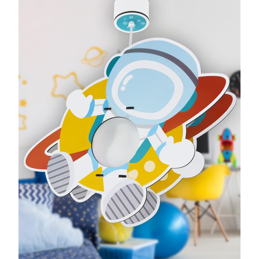 Dalber 41347 - Otroški lestenec ASTRONAUT 1xE27/15W/230V
