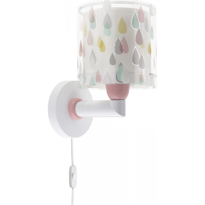 Dalber 41439 - Otroška stenska svetilka COLOR RAIN 1xE27/60W/230V