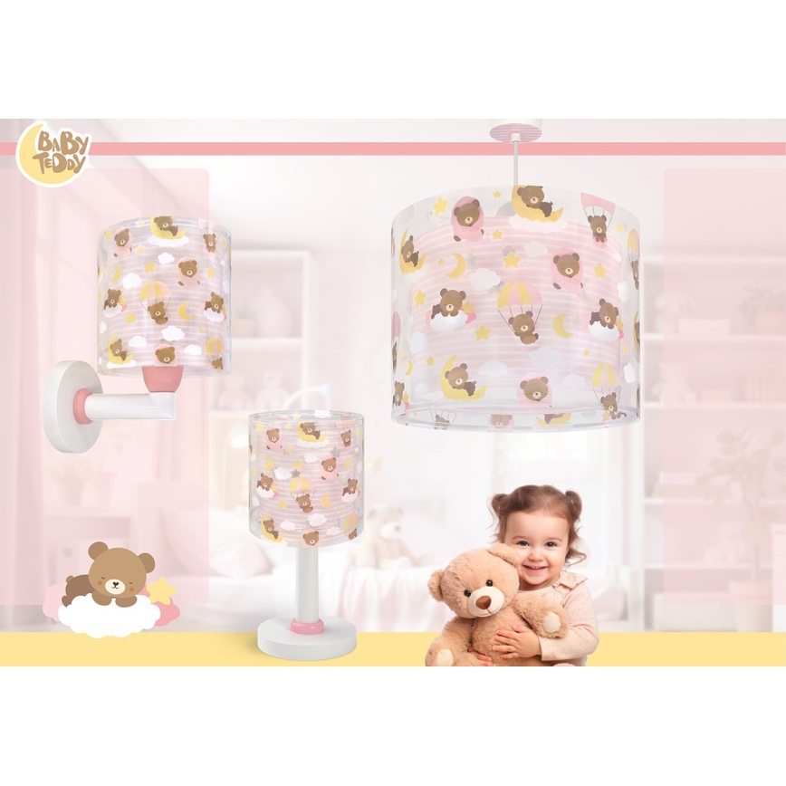 Dalber 41571S - LED otroška svetilka BABY TEDDY 1xG4/4W/230V roza