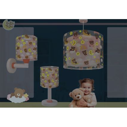 Dalber 41571S - LED otroška svetilka BABY TEDDY 1xG4/4W/230V roza
