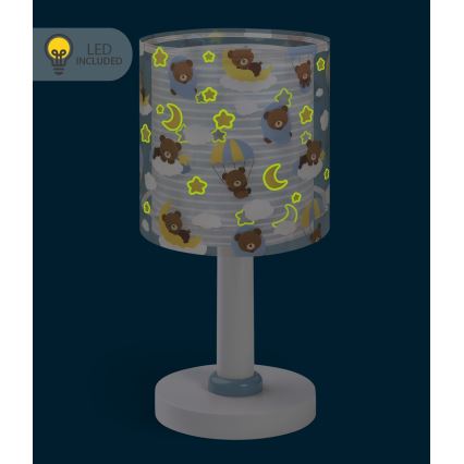 Dalber 41571T - LED otroška nočna lučka BABY TEDDY 1xG4/4W/230V modra