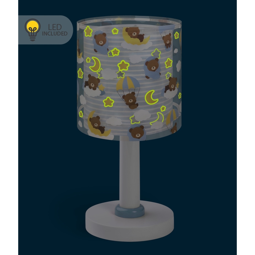 Dalber 41571T - LED otroška nočna lučka BABY TEDDY 1xG4/4W/230V modra