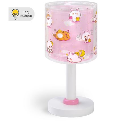 Dalber 41761S - LED otroška namizna svetilka KAWAII FRIENDS 1xG4/4W/230V rožnata