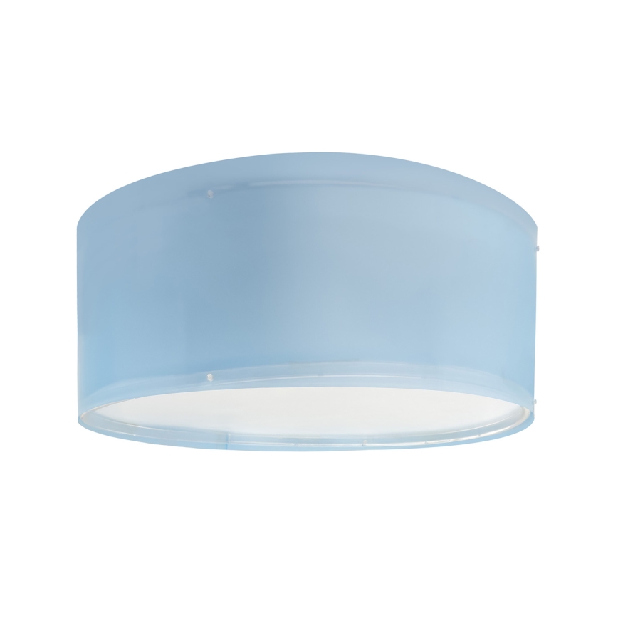 Dalber 42006T - Otroška stropna svetilka COLOR LIGHT 2xE27/15W/230V modra