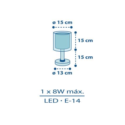 Dalber 60611N - LED otroška nočna lučka POLICE, 1x G4/4W/230V, večbarvna