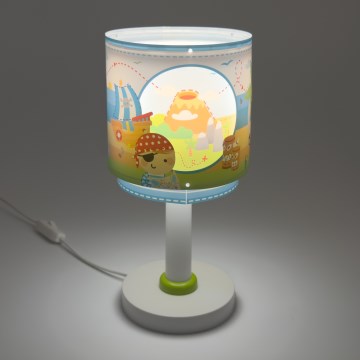 Dalber 60651N - LED otroška nočna svetilka PIRATE ISLAND 1xG4/4W/230V večbarvna