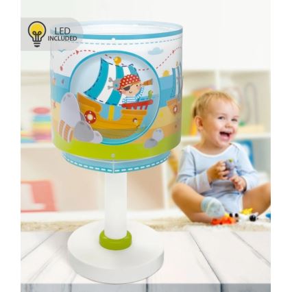 Dalber 60651N - LED otroška nočna svetilka PIRATE ISLAND 1xG4/4W/230V večbarvna