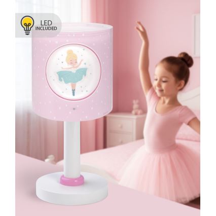 Dalber 60911 - LED Otroška nočna lučka PRINCESS DANCE 1xG4/4W/230V roza
