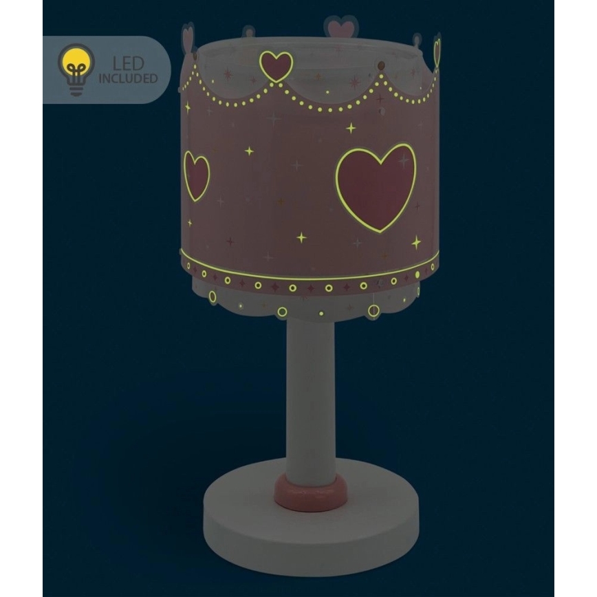 Dalber 61101N - LED otroška lučka LITTLE QUEEN 1xG4/4W/230V rožnata