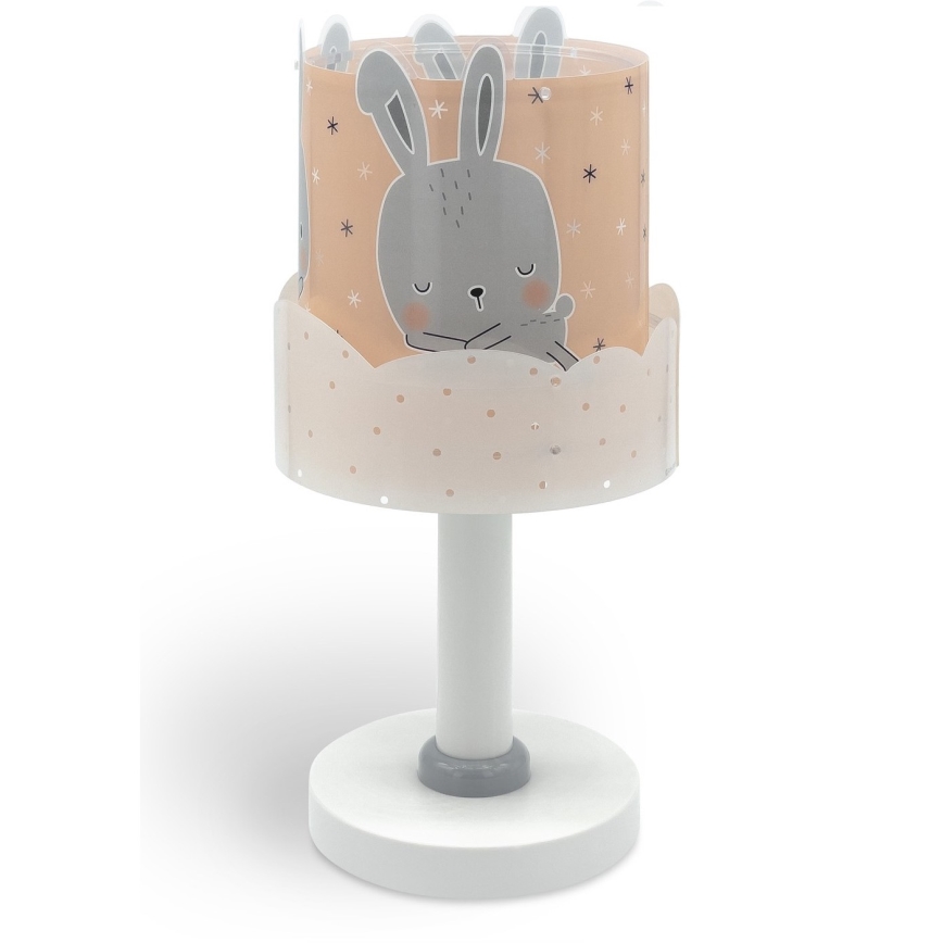 Dalber 61151S - Otroška svetilka BUNNY 1xE14/40W/230V oranžna
