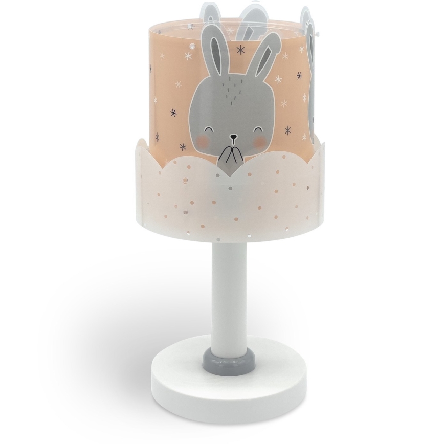 Dalber 61151S - Otroška svetilka BUNNY 1xE14/40W/230V oranžna