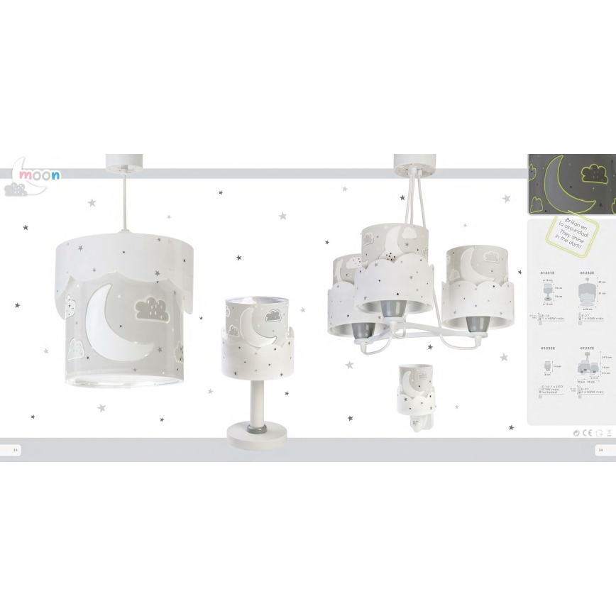 Dalber 61235E - LED Svetilka za vtičnico MOON 1xE14/0,5W/230V