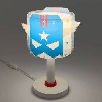 Dalber 61811N - LED otroška nočna svetilka BLUE HERO 1xG4/4W/230V bela/modra