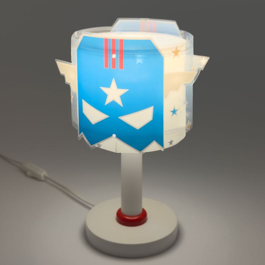 Dalber 61811N - LED otroška nočna svetilka BLUE HERO 1xG4/4W/230V bela/modra