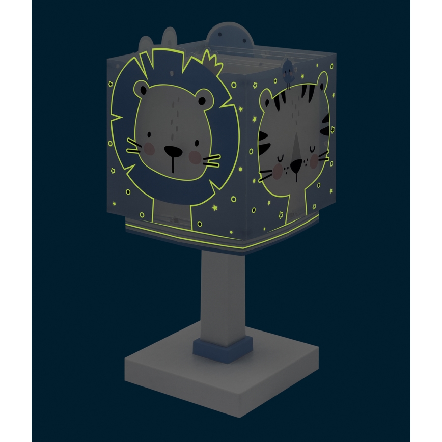 Dalber 63111NT - LED otroška svetilka BABY JUNGLE 1xG4/4W/230V modra