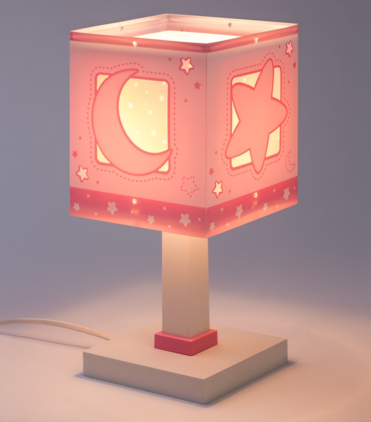 Dalber 63231NS - LED otroška lučka MOONLIGHT 1xG4/4W/230V rožnata