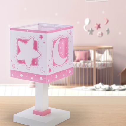 Dalber 63231NS - LED otroška lučka MOONLIGHT 1xG4/4W/230V rožnata