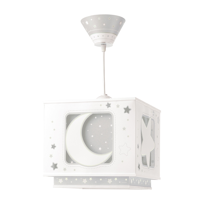 Dalber 63232E - Otroški lestenec MOON LIGHT 1xE27/60W/230V