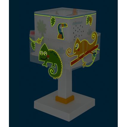 Dalber 63311N - LED otroška svetilka HAPPY JUNGLE 1xG4/4W/230V večbarvna