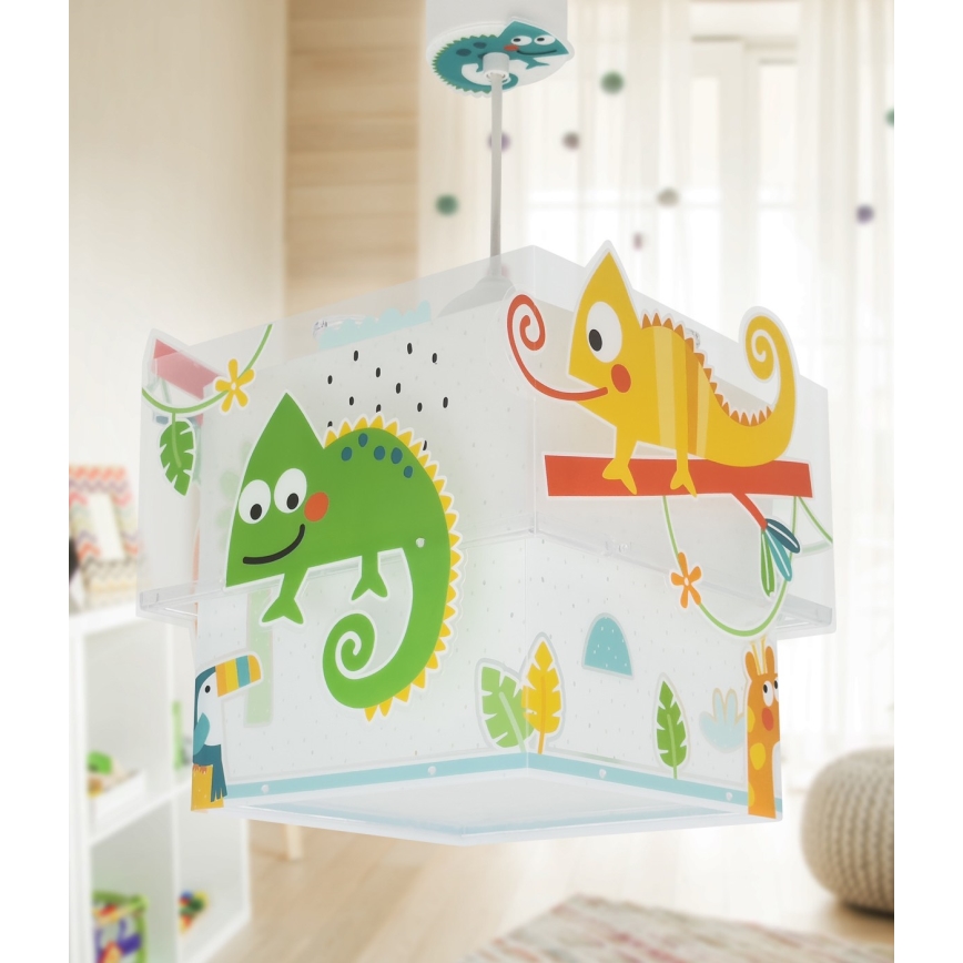 Dalber 63312 - Otroški lestenec HAPPY JUNGLE 1xE27/15W/230V