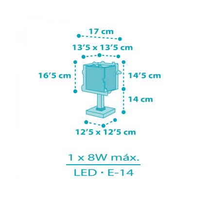 Dalber 63351N - LED otroška svetilka ROCKET 1xG4/4W/230V večbarvna
