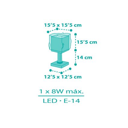 Dalber 63441N - LED otroška nočna lučka MERMAIDS 1xG4/4W/230V večbarvna