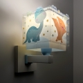 Dalber 63459 - Otroška stenska svetilka BABY DINOS 1xE27/15W/230V večbarvna