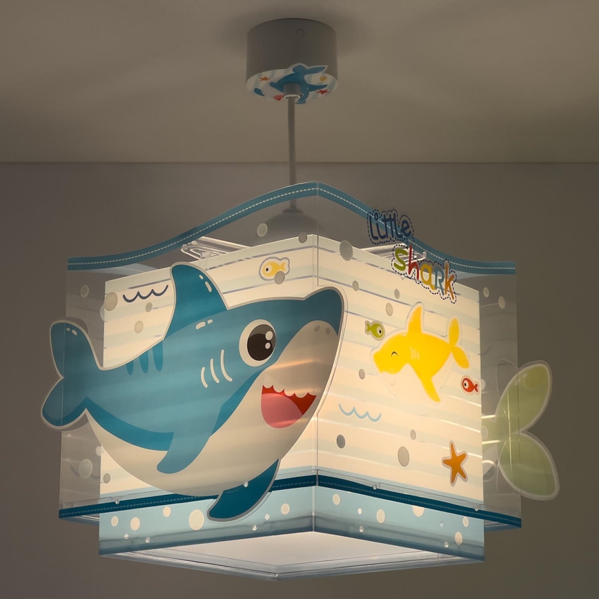 Dalber 63472 - Otroški lestenec BABY SHARK 1xE27/60W/230V