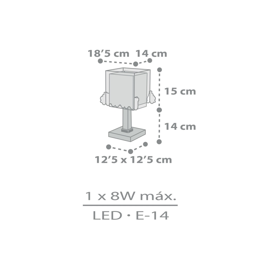 Dalber 63531N - LED otroška svetilka TRAIN 1xG4/4W/230V večbarvna
