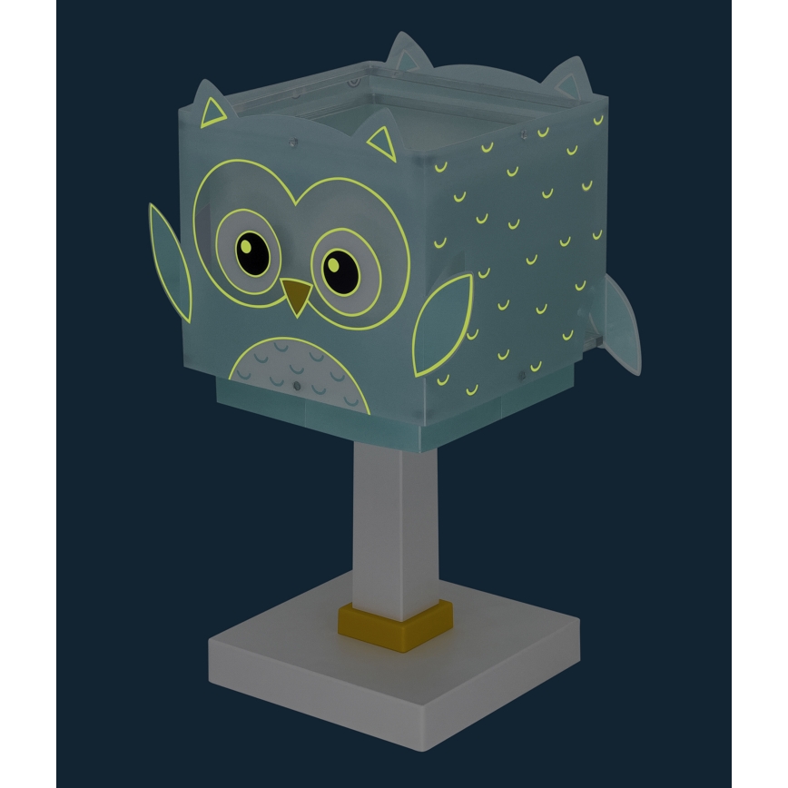 Dalber 64391 - Otroška lučka LITTLE OWL 1xE14/8W/230V
