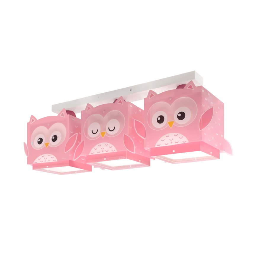 Dalber 64483 - Otroška stropna svetilka LITTLE FRIENDS 3xE27/15W/230V