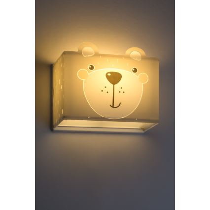 Dalber 64578 - Otroška stenska svetilka LITTLE TEDDY 1xE27/60W/230V