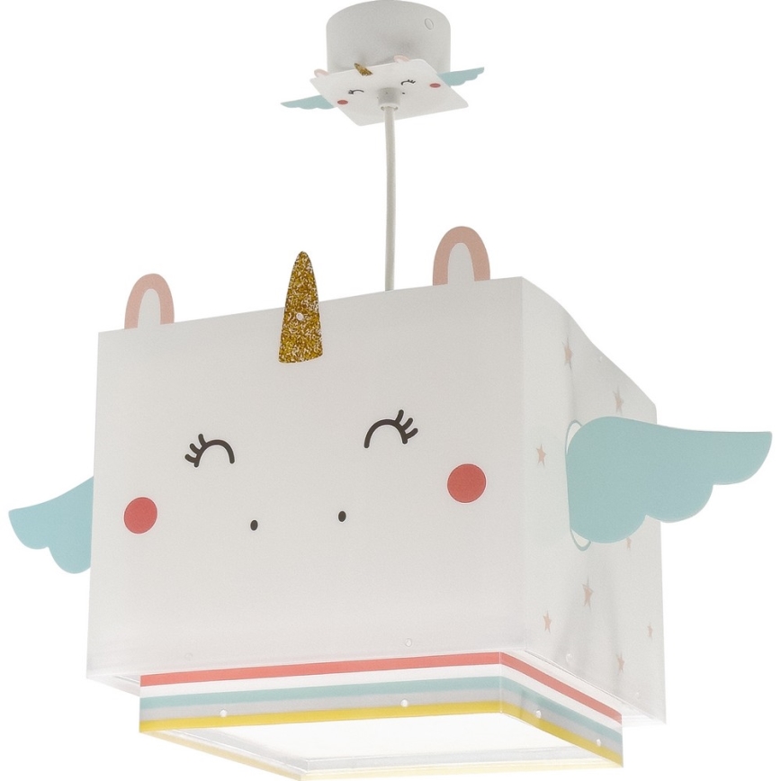 Dalber 64592 - Otroški lestenec LITTLE UNICORN 1xE27/15W/230V