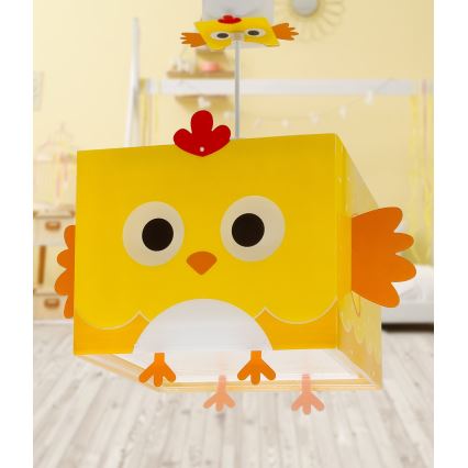 Dalber 64642 - Otroški lestenec LITTLE CHICKEN 1xE27/15W/230V