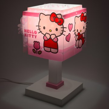 Dalber 73261 - LED otroška namizna svetilka HELLO KITTY 1xG4/4W/230V roza