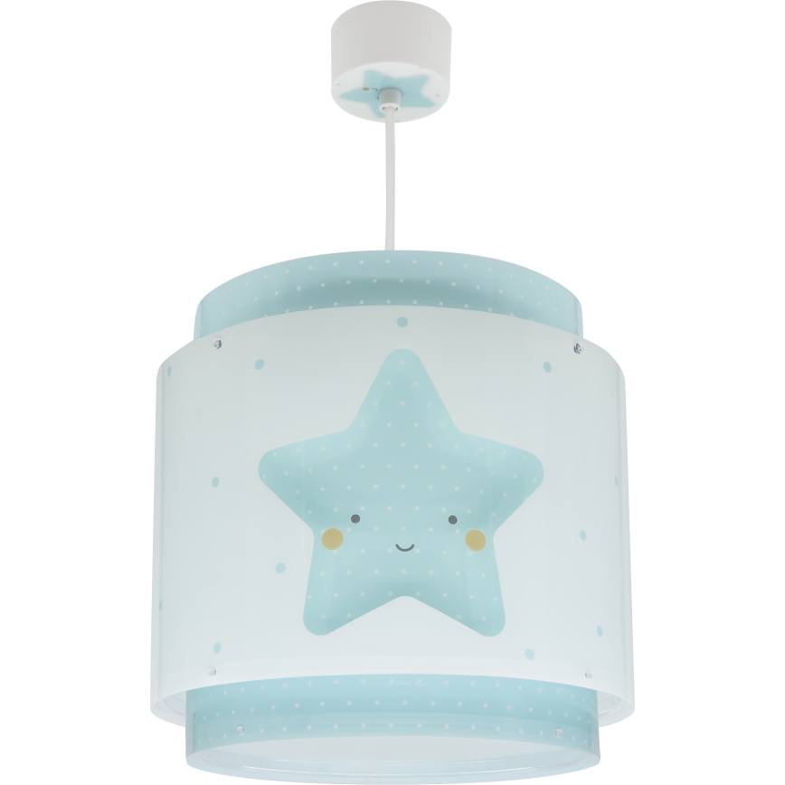 Dalber 76012T - Otroški lestenec BABY DREAMS 1xE27/15W/230V modra
