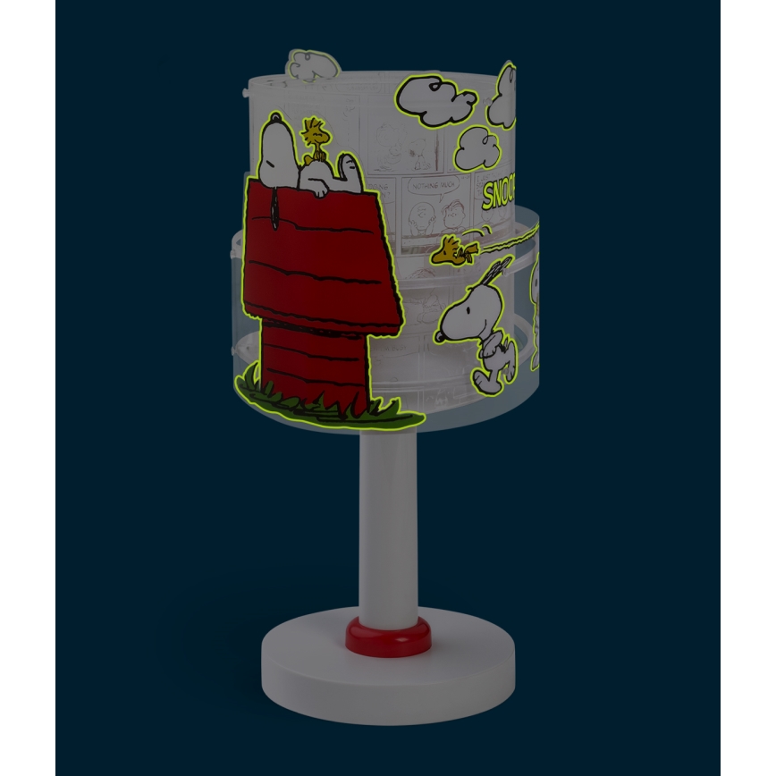 Dalber 76301 - LED otroška svetilka SNOOPY 1xG4/4W/230V bela/rdeča