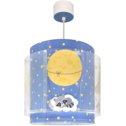Dalber 76632 - Otroški lestenec MOON DREAMS 1xE27/15W/230V modra
