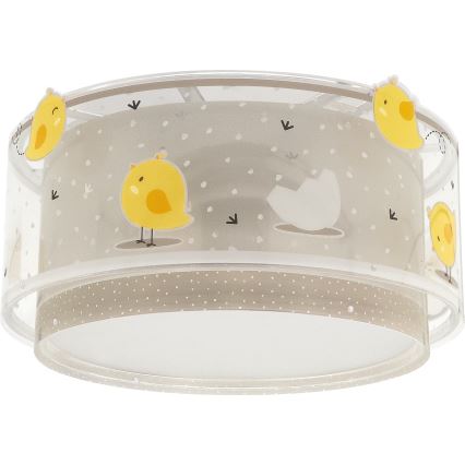 Dalber 76876 - Otroška stropna svetilka BABY CHICK 2xE27/15W/230V