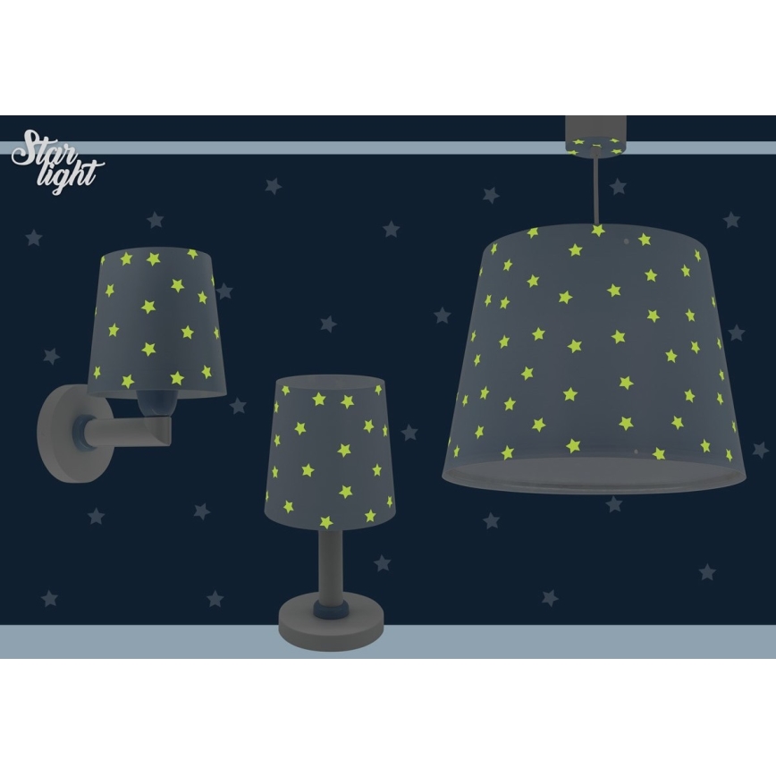 Dalber 82211T - Otroška svetilka STAR LIGHT 1xE14/40W/230V modra
