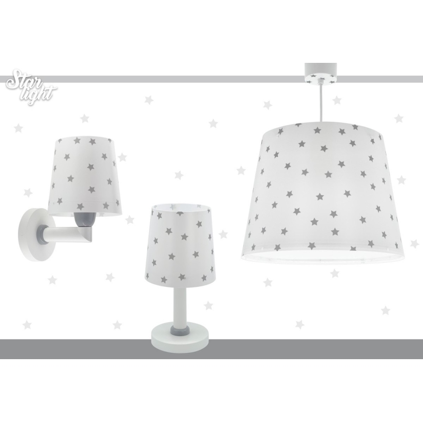 Dalber 82212B - Otroški lestenec STAR LIGHT 1xE27/60W/230V bel