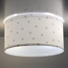 Dalber 82216B - Otroška stropna svetilka STAR LIGHT 2xE27/60W/230V bela